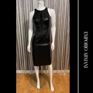 🔹EMPORIO ARMANI🔹EXCELLENT CONDITION • Authentic • England lamb leather.